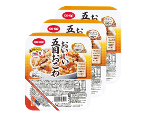 CO・OPおいしい五目おこわ　160g×3食